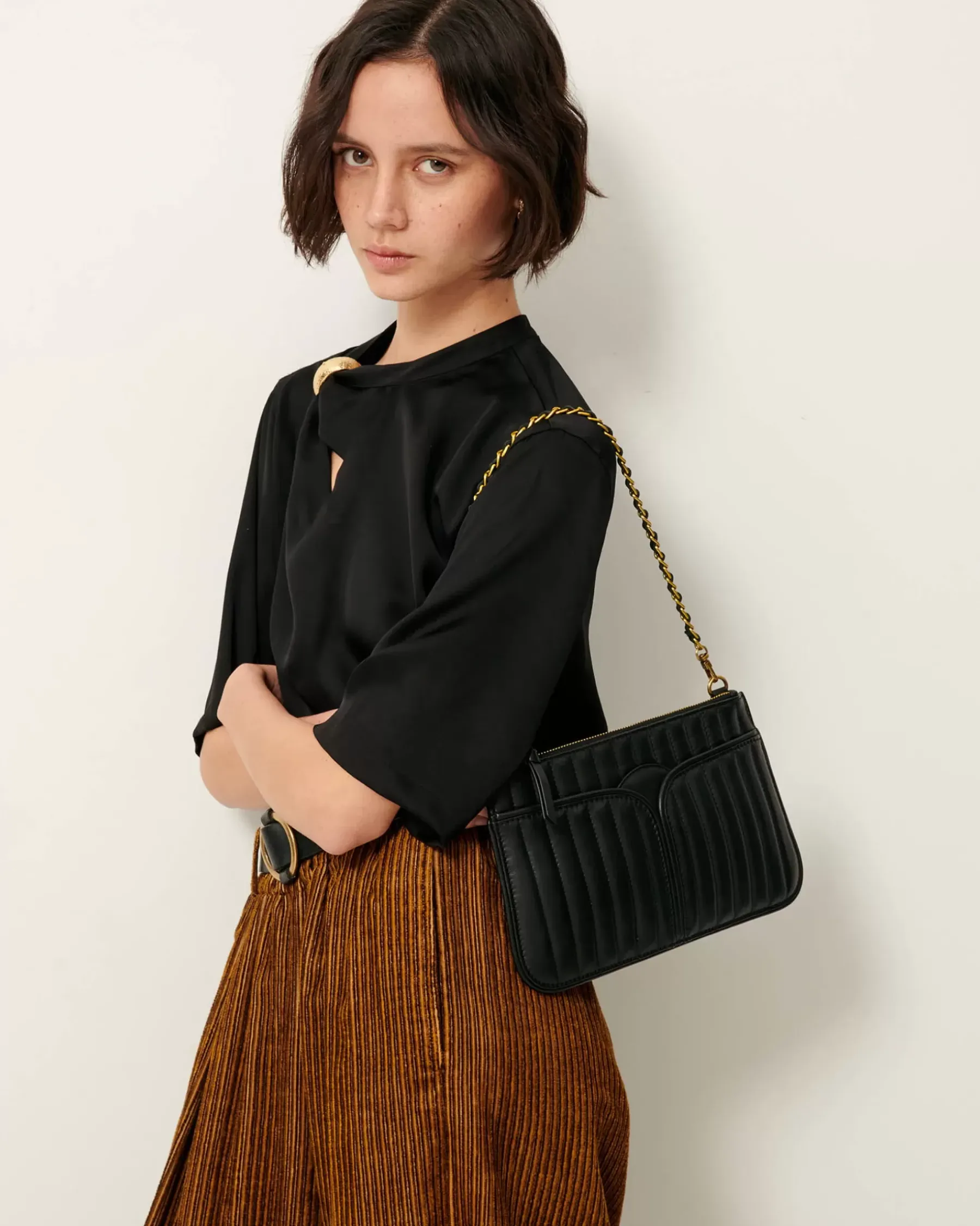 Sessùn Divine pouch Black Outlet