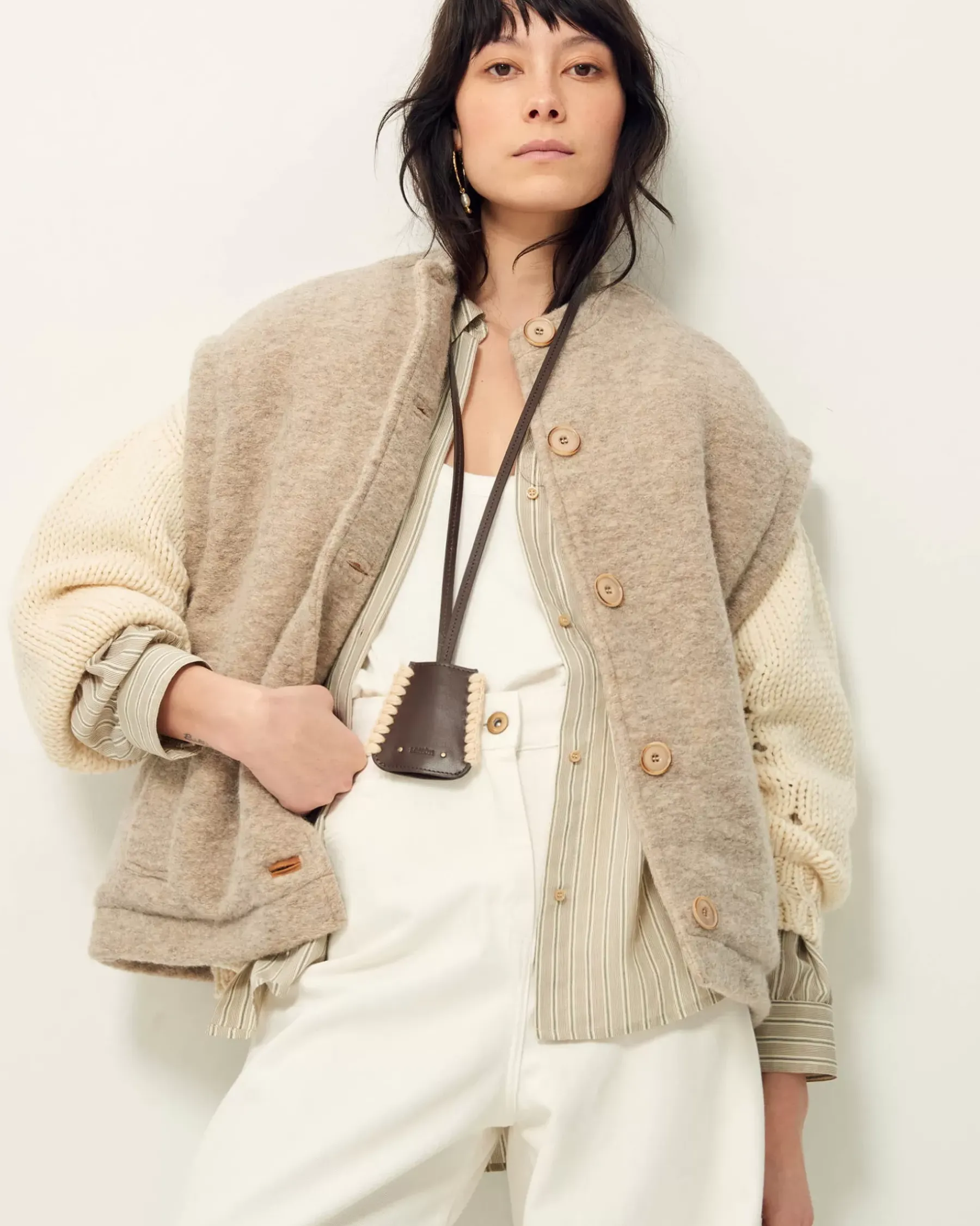 Sessùn Fara keys DarkBrownWool Store
