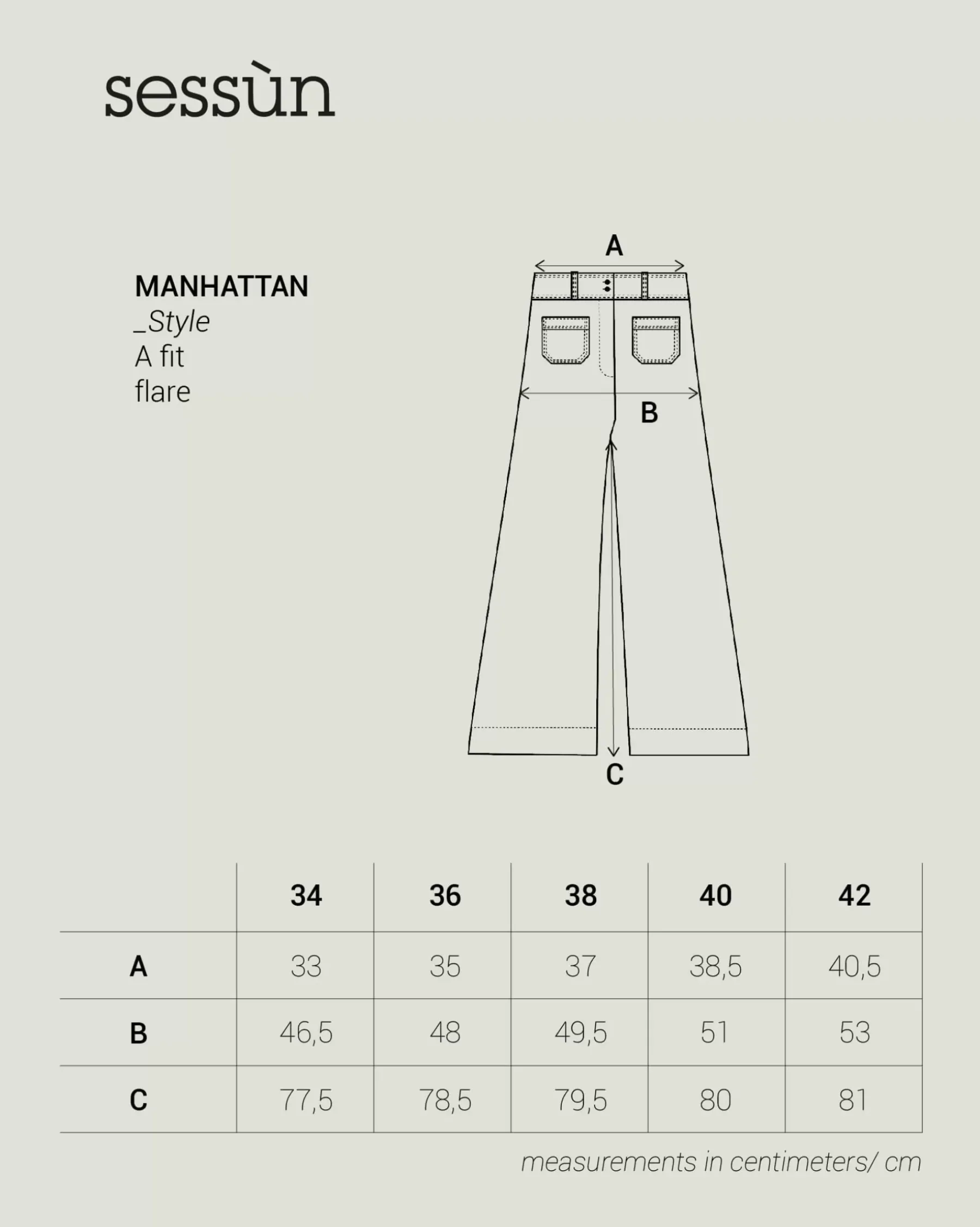 Sessùn Manhattan DenimBlue New