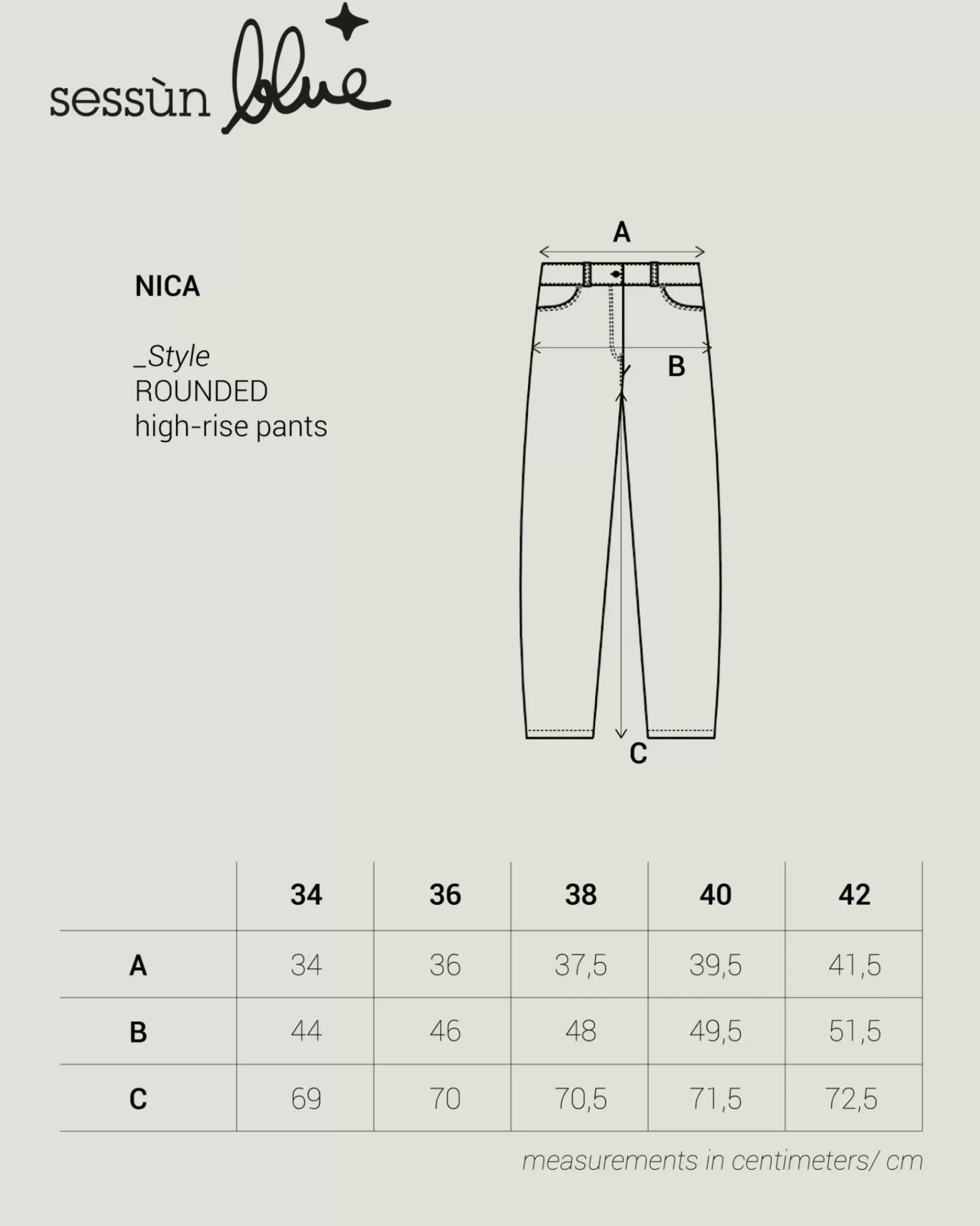 Sessùn Nica DenimBlue Cheap